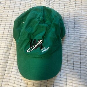 Green Baseball Cap with Embroidered Logo